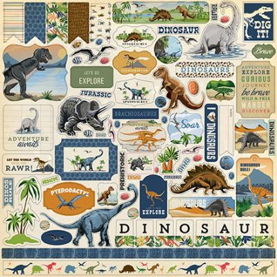 Carta Bella Dinosaurs - Element Sticker